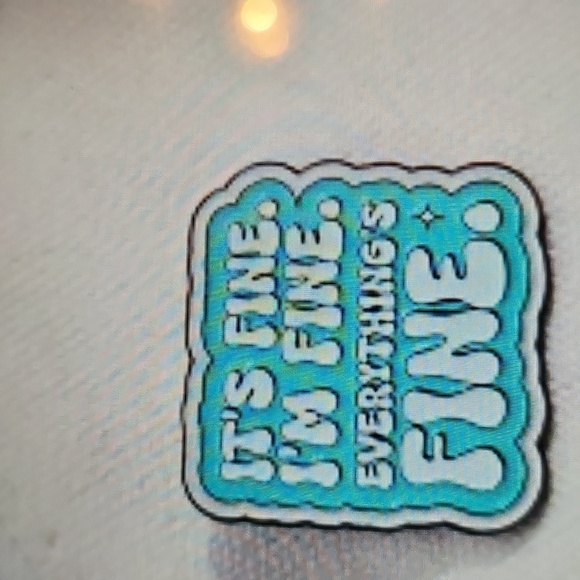 It's fine, I'm Fine, Everything is Fine Pin New in packaging - Picture 2 of 3